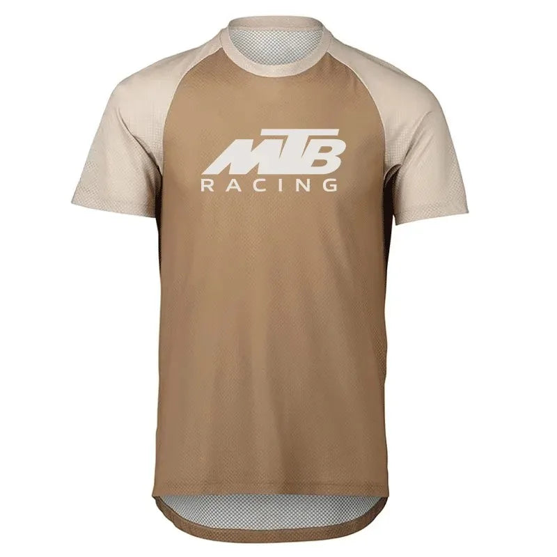 New Motocross Enduro Mountain Bike Riding T Shirt Quick Dry Cycling Jersey Suitable for Family Kids Adults Outdoor Sports