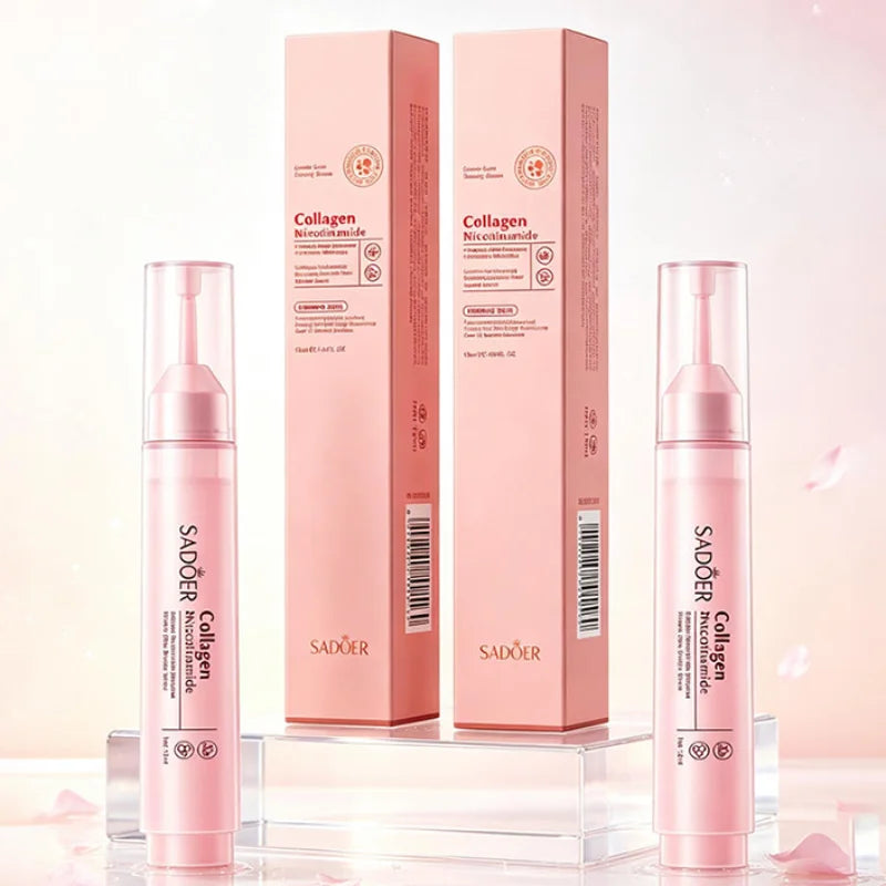 Collagen Niacinamide Brightening Serum 12ml Hydrating Moisturizing Radiant Facial Skincare Essence Refreshing And Non-sticky