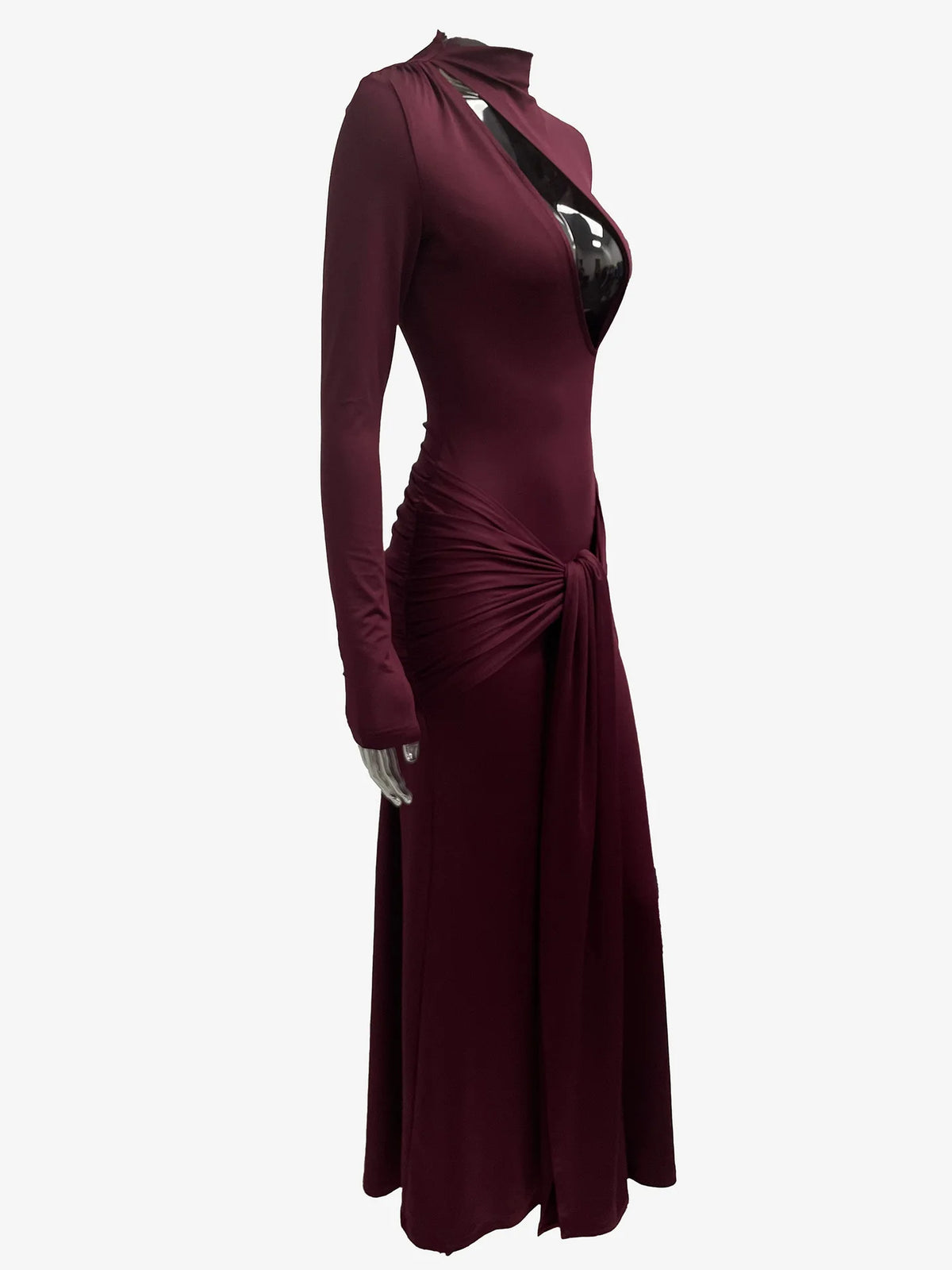 BKLD Elegant Birthday Dress For Women 2026 Autumn Nightclub Party Celebrity Sexy Hollow Out Long Sleeve Evening Long Dresses