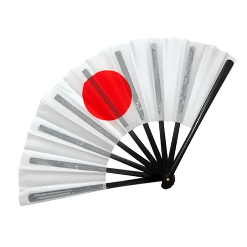 32 Country Flag Folding Hand Fan - مروحة يدوية قابلة للطي بأعلام 32 دولة