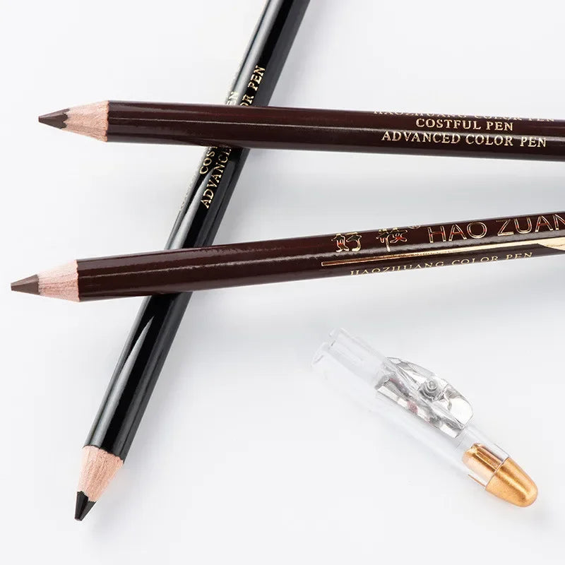 Eyebrow Pencil Available Eyebrow Pencil Shadows Cosmetics Natural Long Lasting Tint Waterproof Microblading Wooden Eyebrow Pen