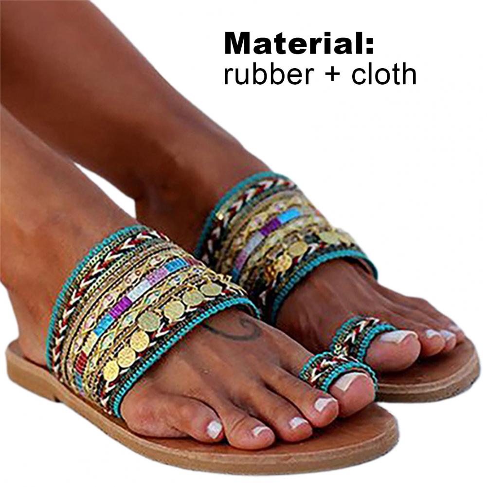 Stylish Women Flip Flops  Tassel Trendy Sandals  Bohemian Knitted Upper Flip Flops with Clip Toe Ring