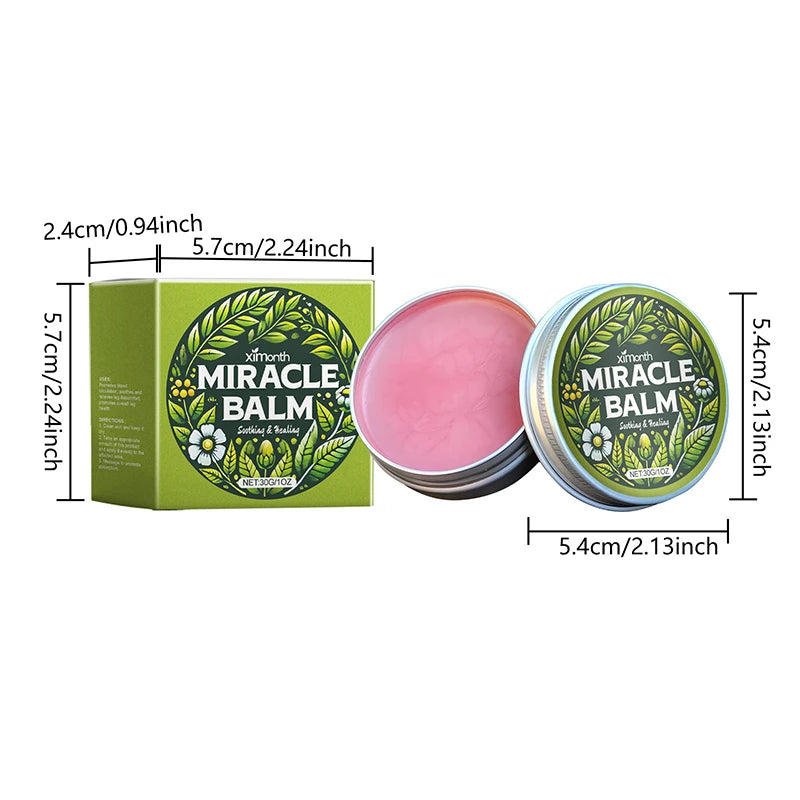 Miracle Balm 30g Natural Herbal Soothing Massage Cream Vitamin E Repairing Hydrating Legs And Feet Daily Body Care Cream