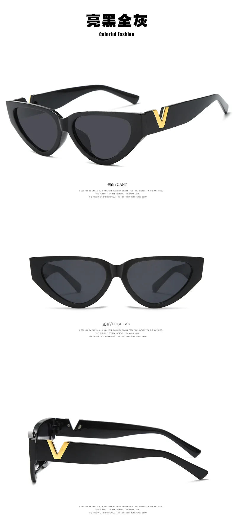 Vintage Small Cat Eye Sunglasses – Unisex Retro UV400 Shades