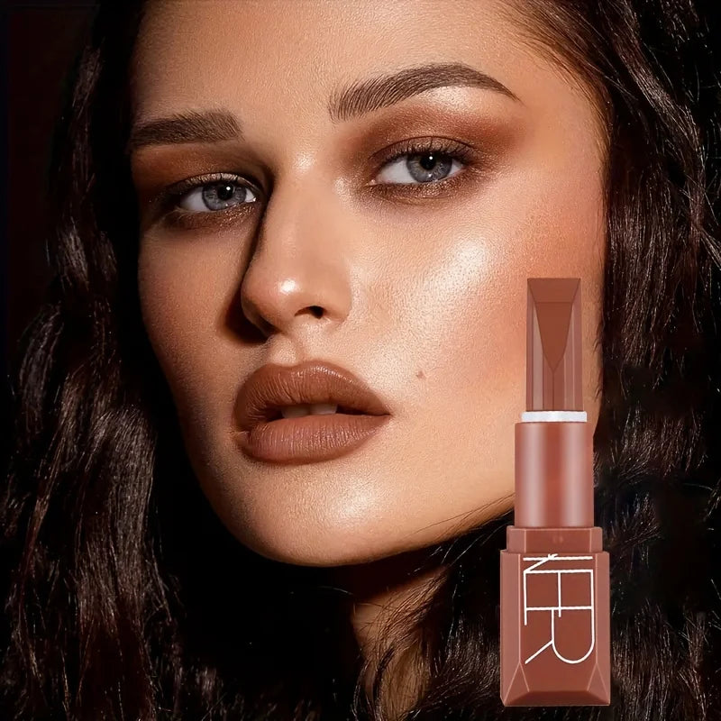 5 Colors Nude Matte Lipstick - Waterproof, Long Lasting, Non-Stick, Easy to Apply, Valentine's Day Gift