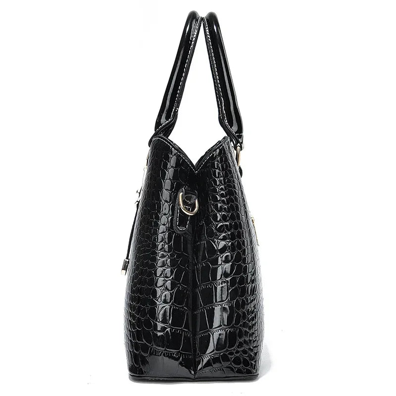 Luxury Bright Leather Handbags Designer Crossbody Bags for Women New Large Capacity Exquisite Ladies Shoulder Messenger Bag