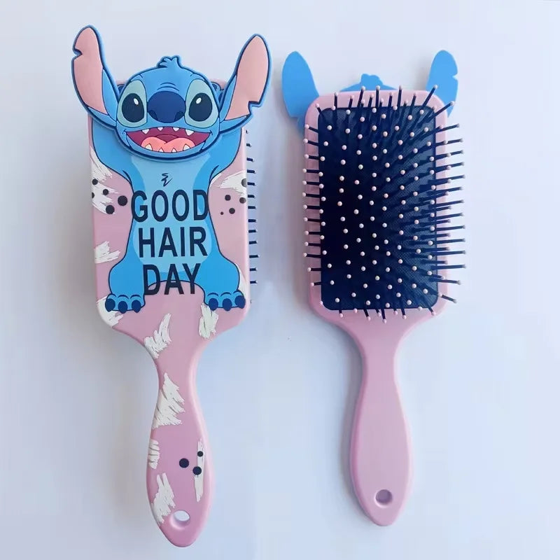 Disney Animation Lilo & Stitch Comb Series Cartoon Stitch Peripheral Air Cushion Massage Comb Children Girl Student Comb