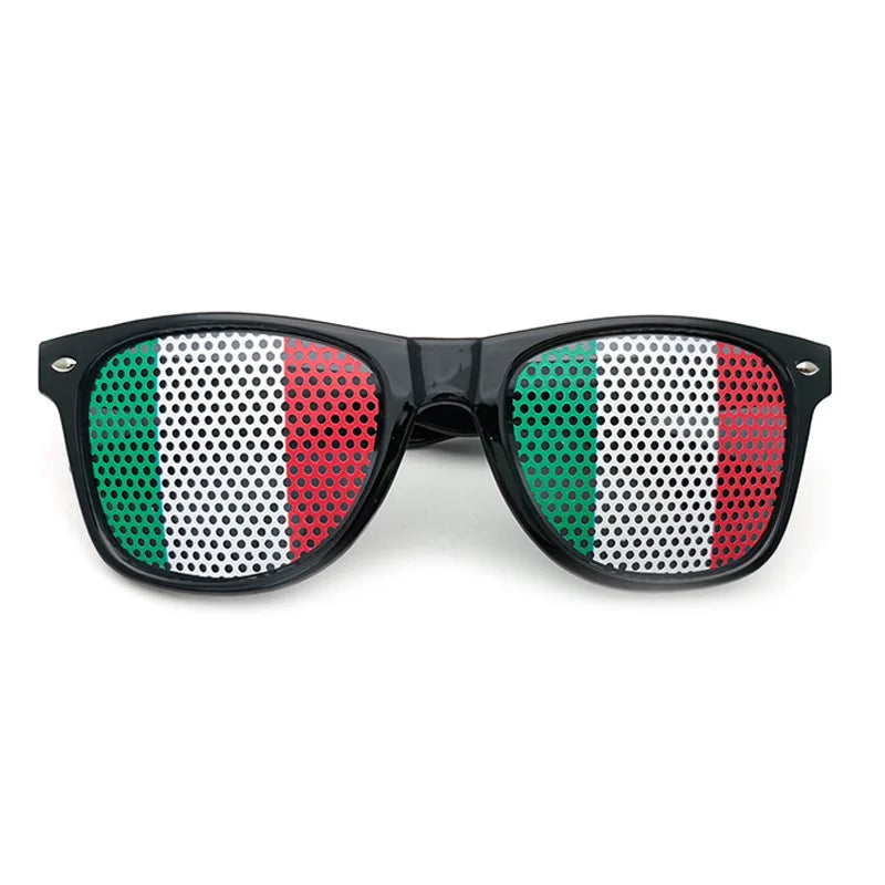 42 Countries Flag Fashion Sunglasses- نظارات شمسية بتصميم أعلام الدول