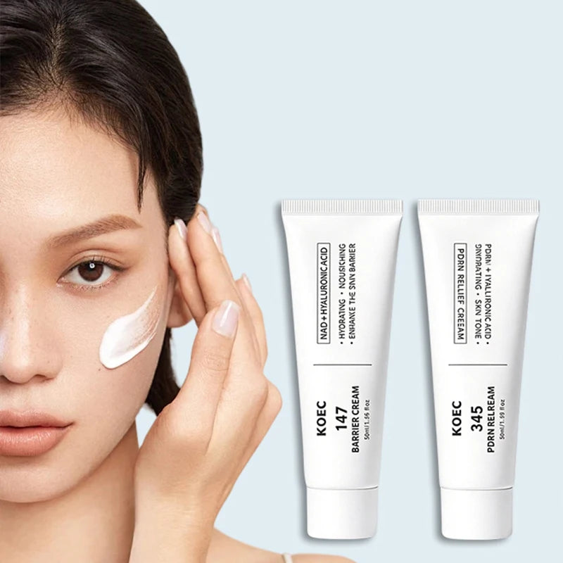NAD+ PDRN Face Repair Cream 50g Centella Hyaluronic Acid Deeply Hydrating Nourishing Relieve Dryness Redness Daily Facial Care