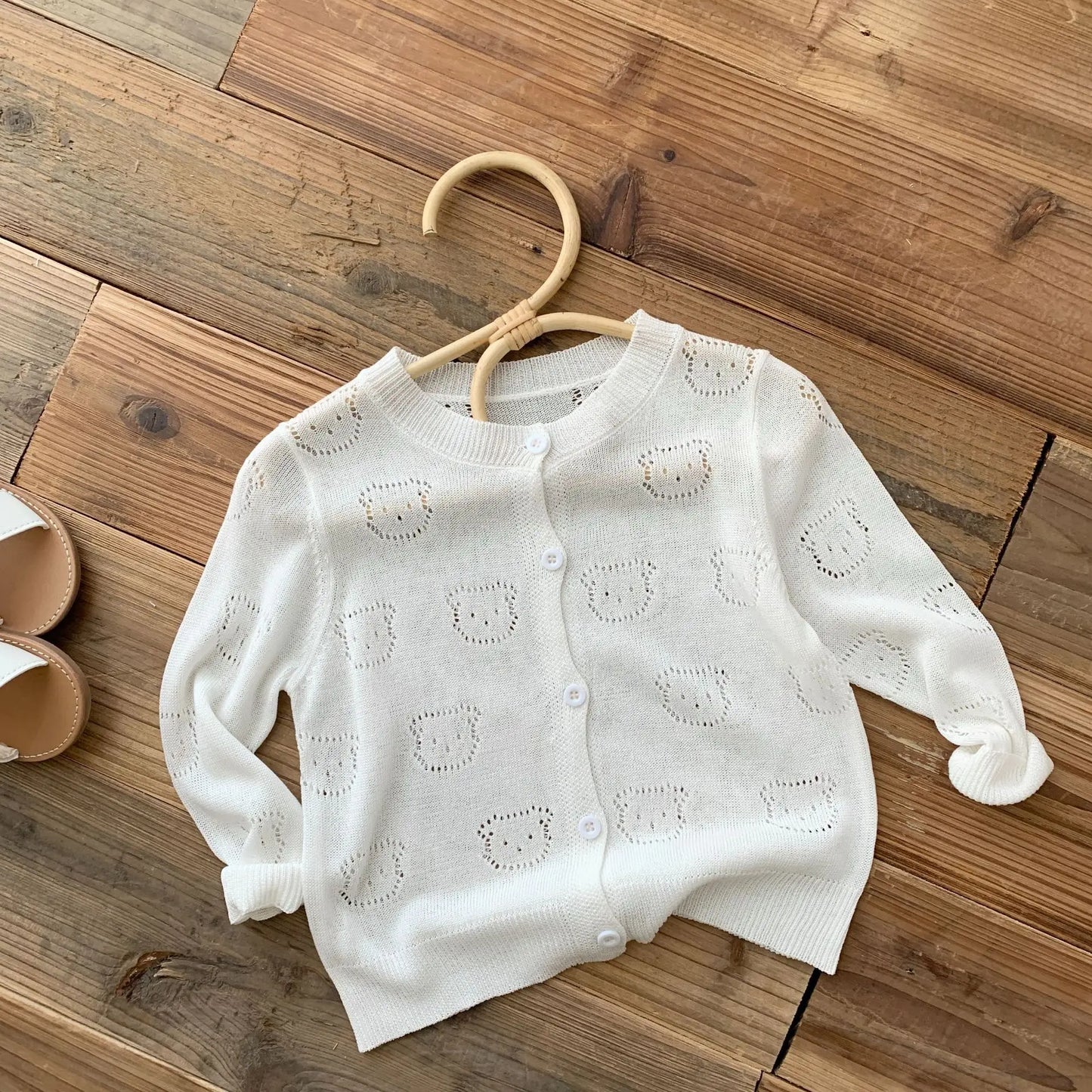 Fashion Baby Boys Girls Kids Summer Air-Conditioned Cardigan  0-6Y