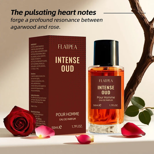 Arabian Ebony Sandalwood Women's Perfume 50ml Rose Lily Fresh Elegant Fragrance Spray Long-lasting Luxury Men's Date Fragrance