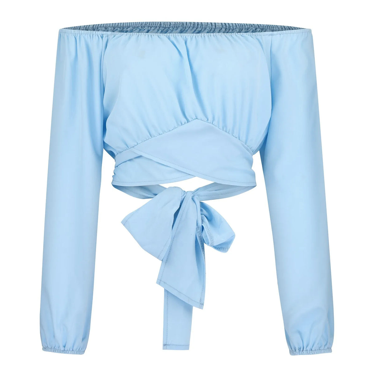 Women Elegant Boho Print Blouse Casual Long Lantern Sleeve Off Shoulder Slim Shirt Female Chic Cropped Top Summer Tunics