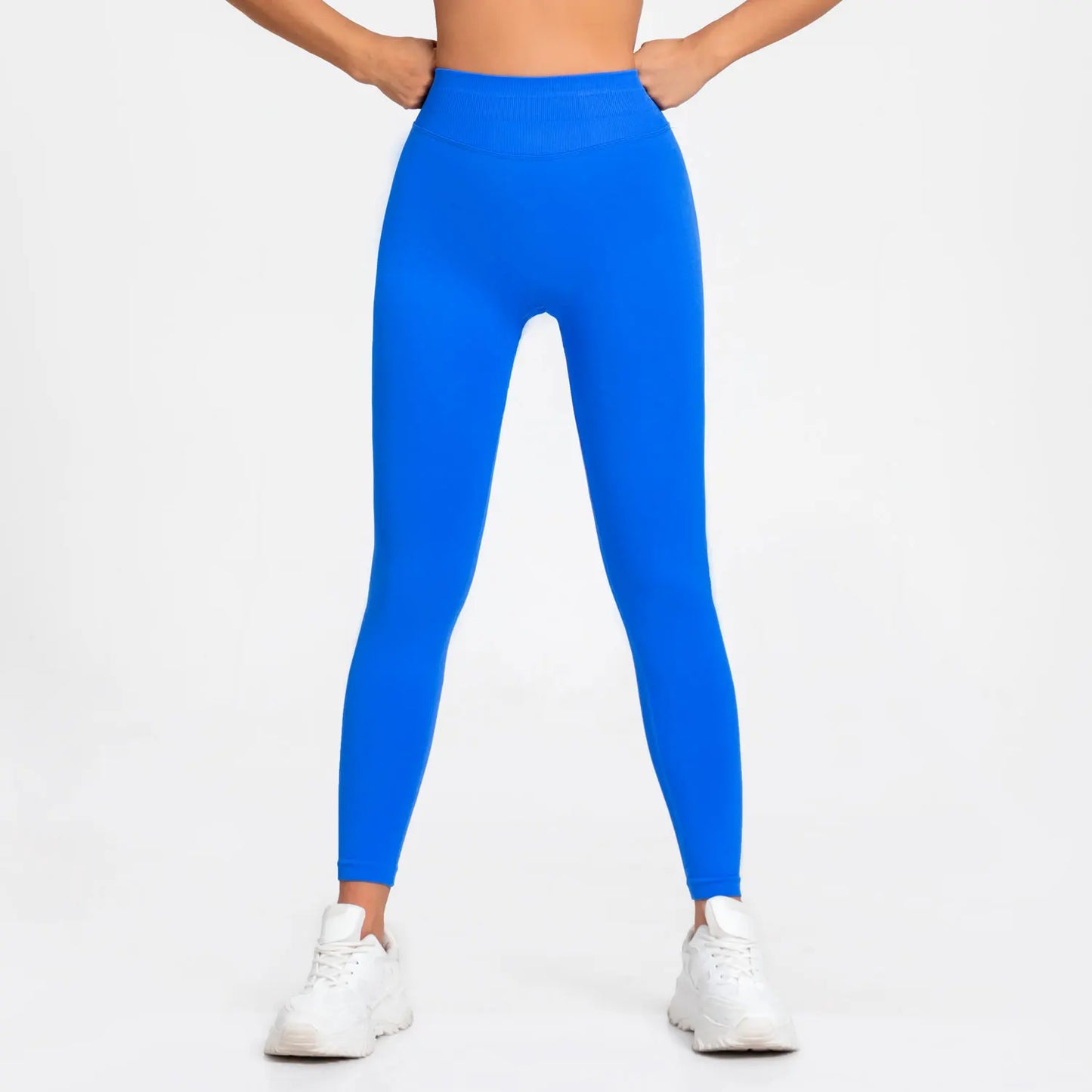 Seamless Impact Scrunch Leggings – High Support Yoga & Gym