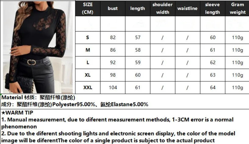 BKLD 2026 New Women Clothing Sexy Tops Fashion Black Lace Patchwork Irregular Collar T-Shirt Long Sleeve Tops Party Clubwear