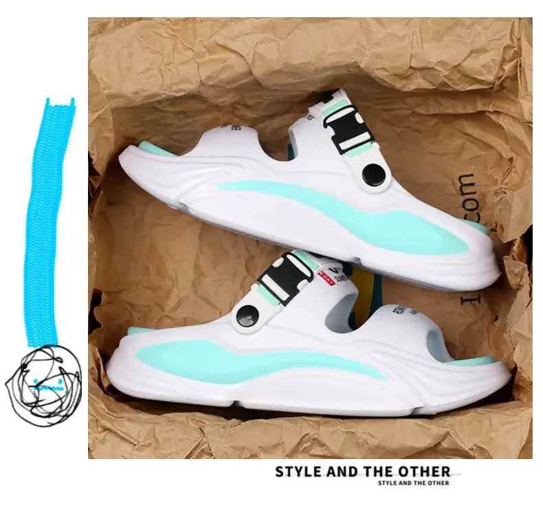 Men Summer Comfortable Beach Sandals Male Outdoor Flip Flops Thick Soft Clogs Casual Man Water Garden Shoes Women Beach Slippers