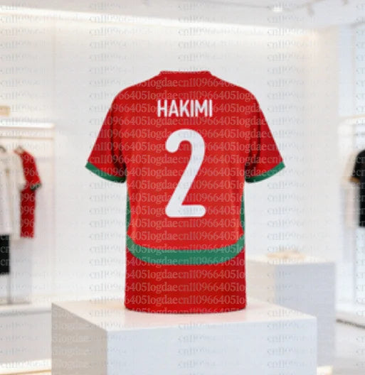 2026 Morocco Hakimi No.2 Home Football Jersey