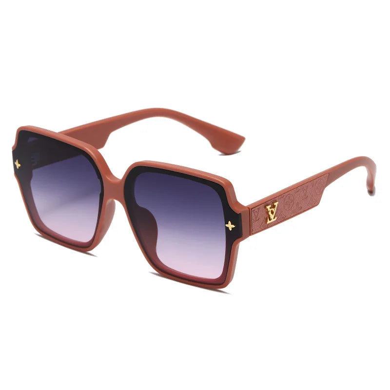 Luxury Women’s Retro Sunglasses – Large Frame UV400 Driving Shades