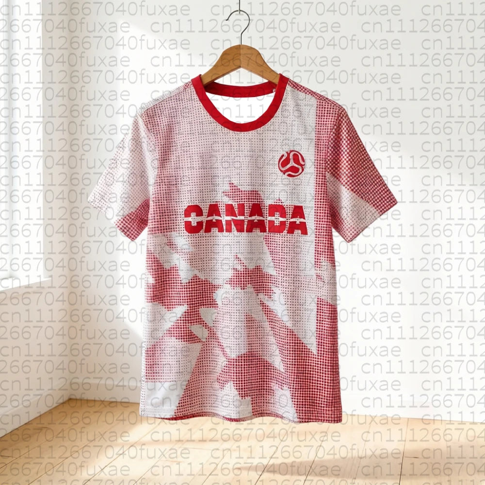 2026 Canada Football Jersey – Sports Casual T-Shirt