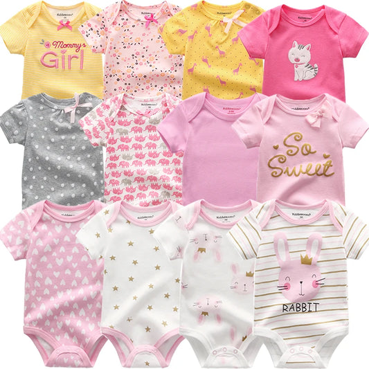 Baby Girl Jumpsuit 6Pcs/Lot Body Suit Spring Summer Toddler Boys Romper