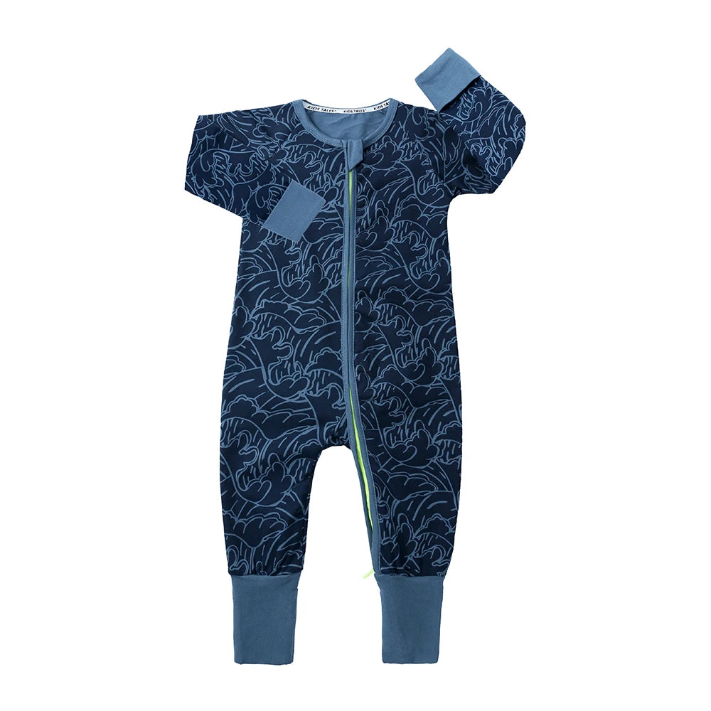 Spring Long Sleeve Baby Romper Newborn Jumpsuit Toddler Boy Girl Cotton Soft Onesie Pajamas Double Zipper Bodysuit Fall Clothes