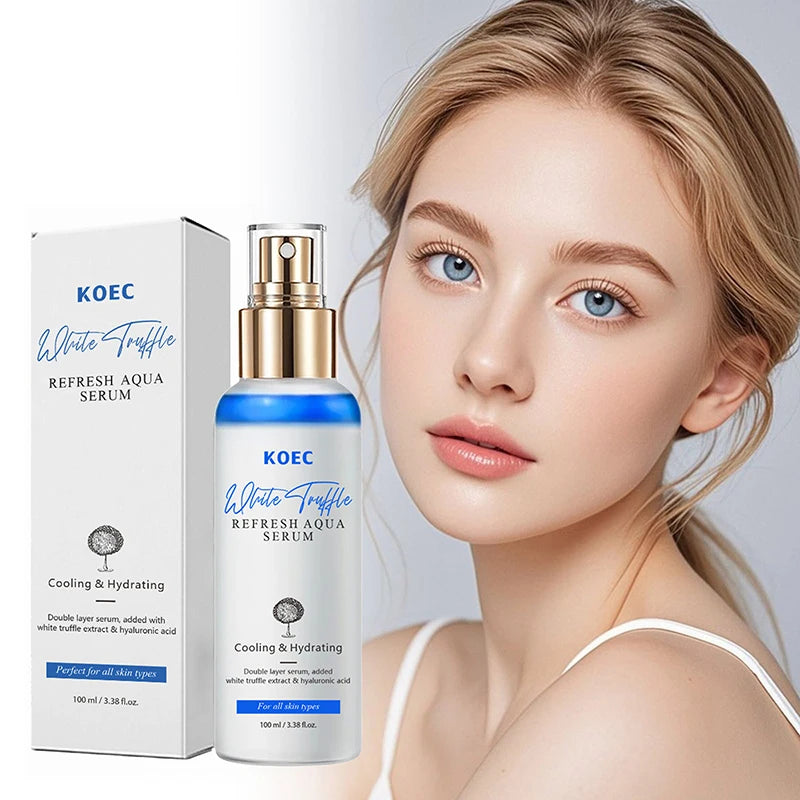 Natural White Truffle Extract Serum Spray 100ml Refreshing Niacinamide Panthenol Hydrating Moisturizing Pre Makeup Essence Mist
