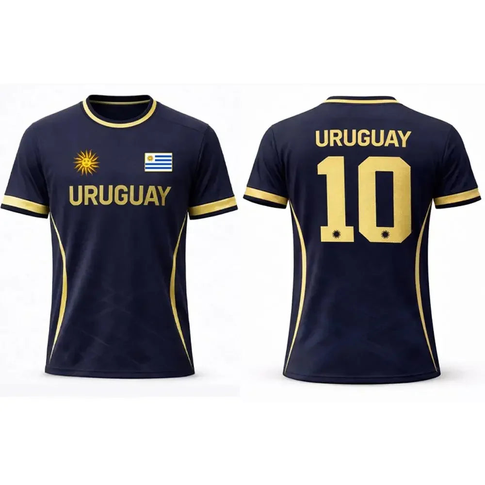 Uruguay Sun Print T-Shirt Unisex Polyester Breathable Comfortable Casual Tee For Summer Daily Streetwear Sports Football Fans