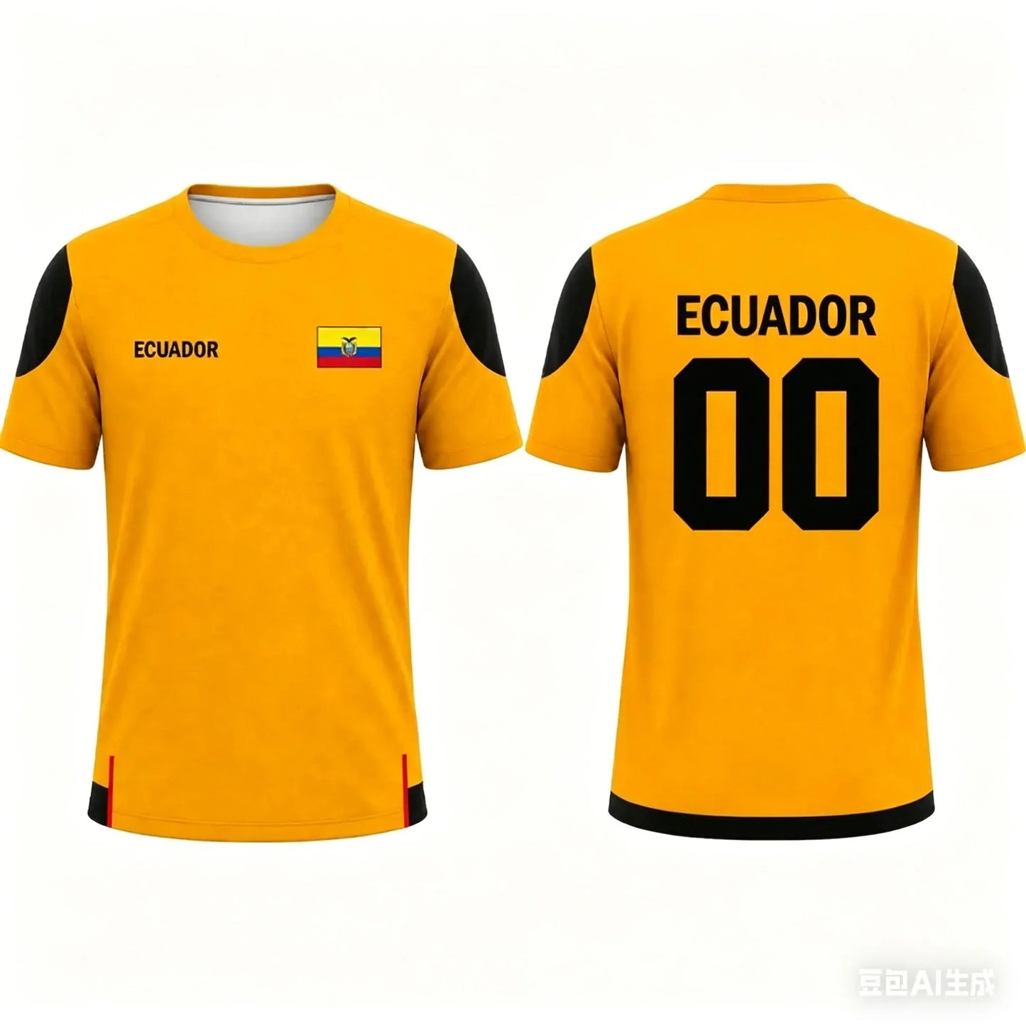 Ecuador Kids Adults Soccer T Shirt Sportswear Family Style Blue White Print Breathable Quick Dry Training Tee Fan Sports Top