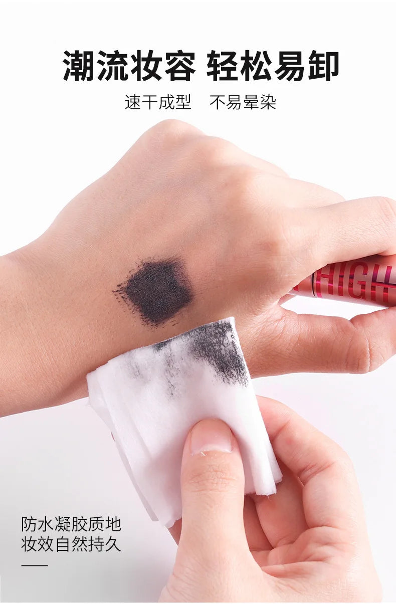 4D Mascara Waterproof Volumizing Curling Lengthening Smudge Proof Long Lasting Flawless Lashes for Women Daily Natural Look