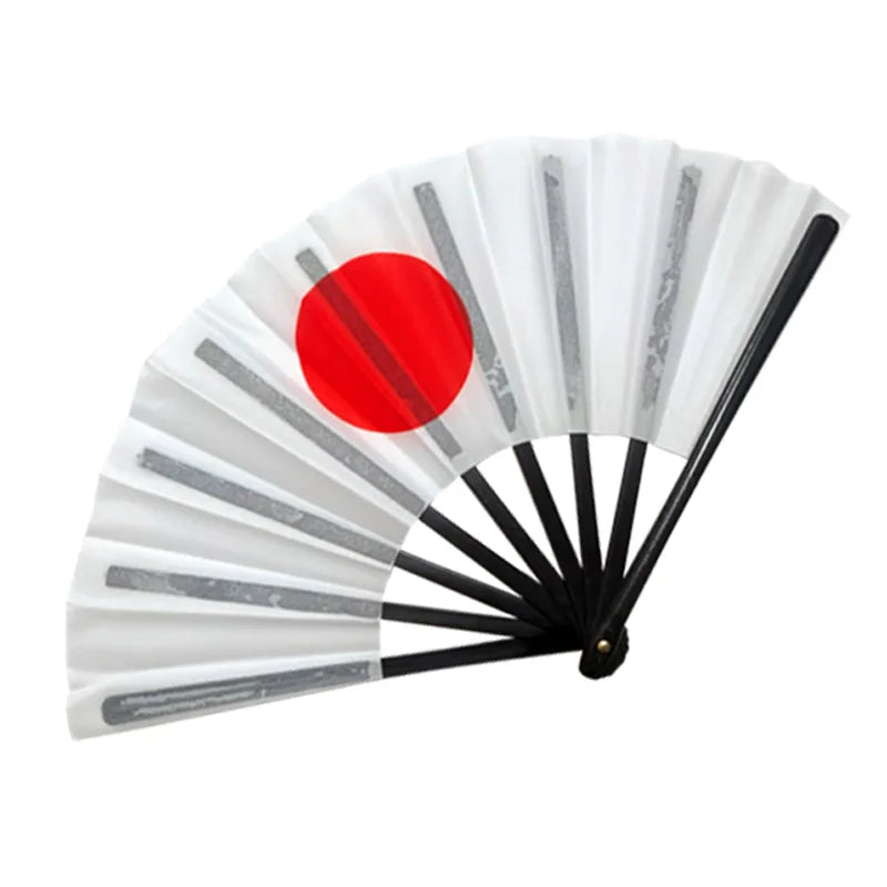 32 Country Flag Folding Hand Fan - مروحة يدوية قابلة للطي بأعلام 32 دولة