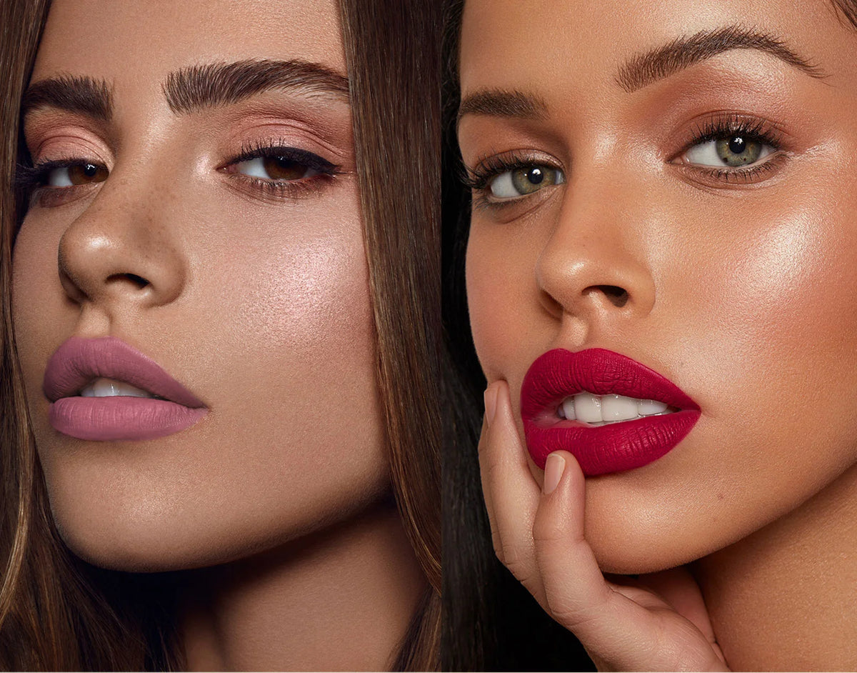 8-Piece Set of Matte Liquid Lipsticks and Lip Glazes - Waterproof, Non-Stick, Long-Lasting Lip Color in Brown, Pink, Purple, and Red Shades, Suitable for Daily Use and Parties
