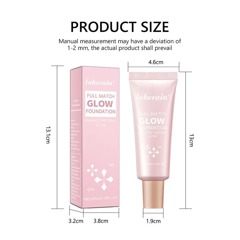 Gloss Liquid Foundation Lasting Concealer Full Coverage BB Cream Face Highlighter Corrector High Coverage Base Makeup Cosmetics