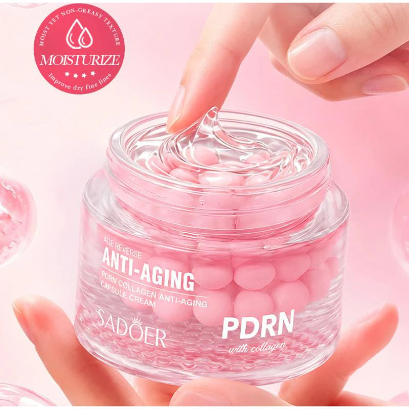 Collagen Asiatica Capsule Face Cream 60g PDRN Vitamin C Niacinamide Glow Plump Skin Cream Soothing And Hydrating Daily Skincare