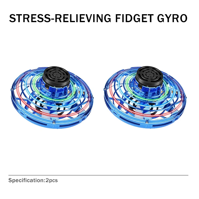 LED Rotating Flying Disc Toy – Hand Control