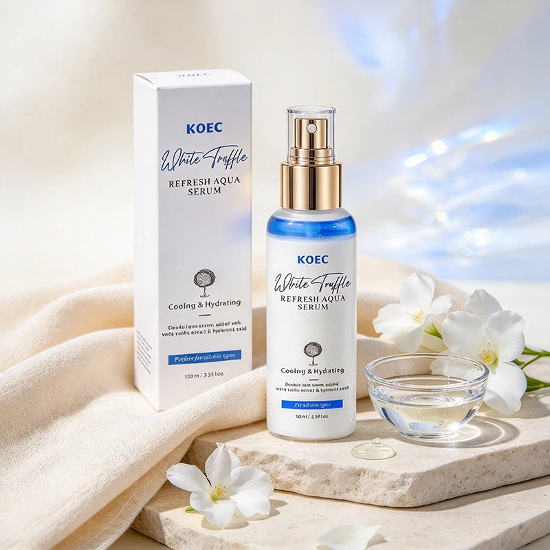 Natural White Truffle Extract Serum Spray 100ml Refreshing Niacinamide Panthenol Hydrating Moisturizing Pre Makeup Essence Mist