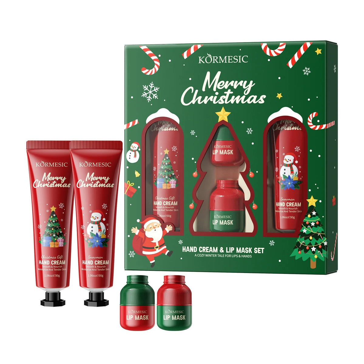Vitamin E Avocado Moisturizing Hand Cream Christmas Hand Cream Sachet Set Hydrate Non‑greasy For Dry Skin Holiday Gift
