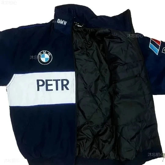2025 new BMW F1 racing suit fully embroidered racing motorcycle suit team uniform casual jacket
