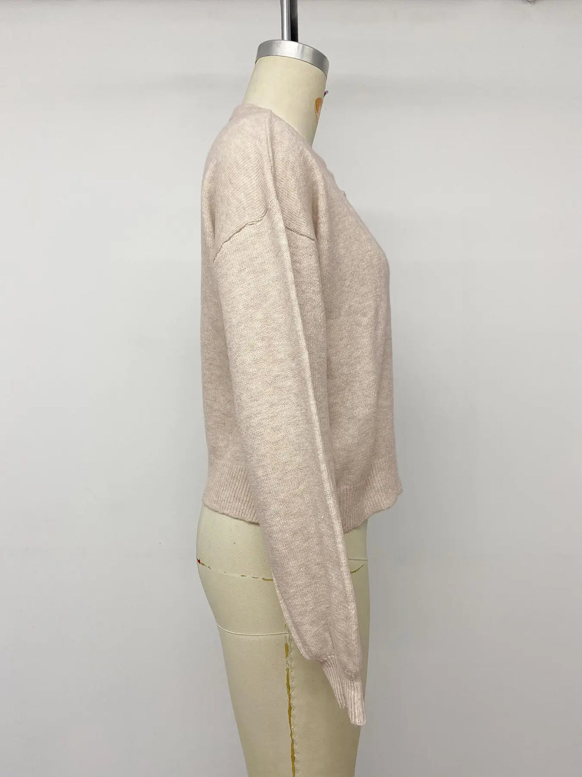 Women Vintage Knitted Sweater Causal Long Sleeve O-Neck Soft Warm Chinese Style Buckle Cardigan Female Autumn Winter Outerwear