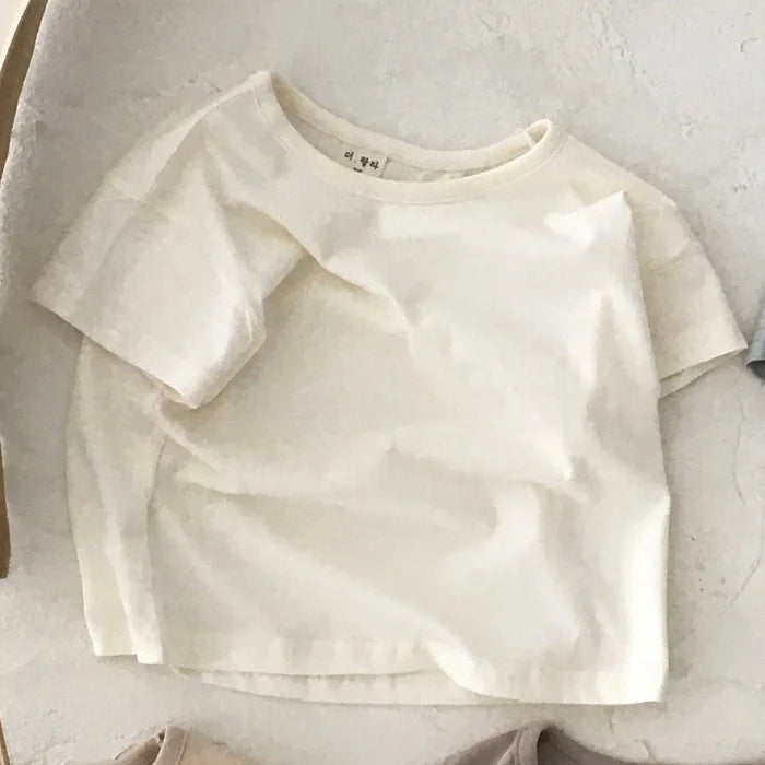 Baby Boy Stripe Shirt Summer Casual Short Bat Sleeve Kids Shirt for Boys