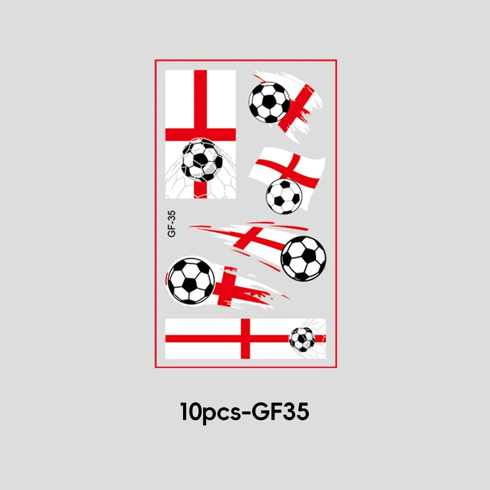 2026 Football Fan National Flag Face Stickers - ملصقات وجه بأعلام الدول لمشجعي كرة القدم 2026
