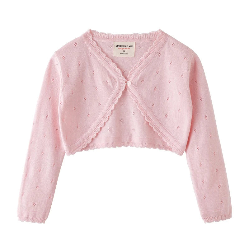 Baby Girl Shawl Jacket Summer Infant Cardigan Outerwear Baby Clothes