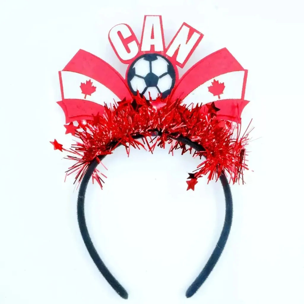 2026 Football Event National Team Flag Headband - طوق شعر مشجعي كرة القدم 2026 بتصميم أعلام المنتخبات