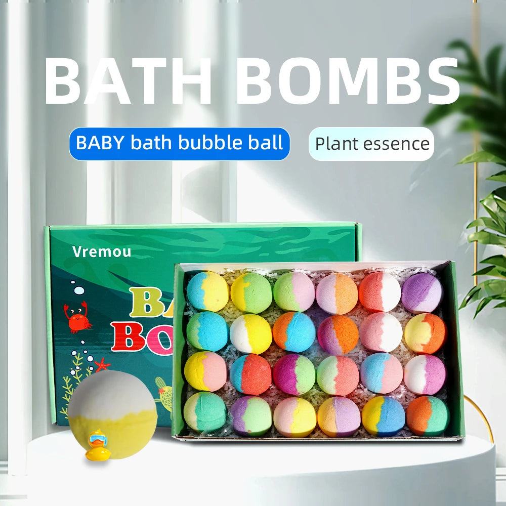 Kids Bath Bombs Surprise Set – 24 PCS