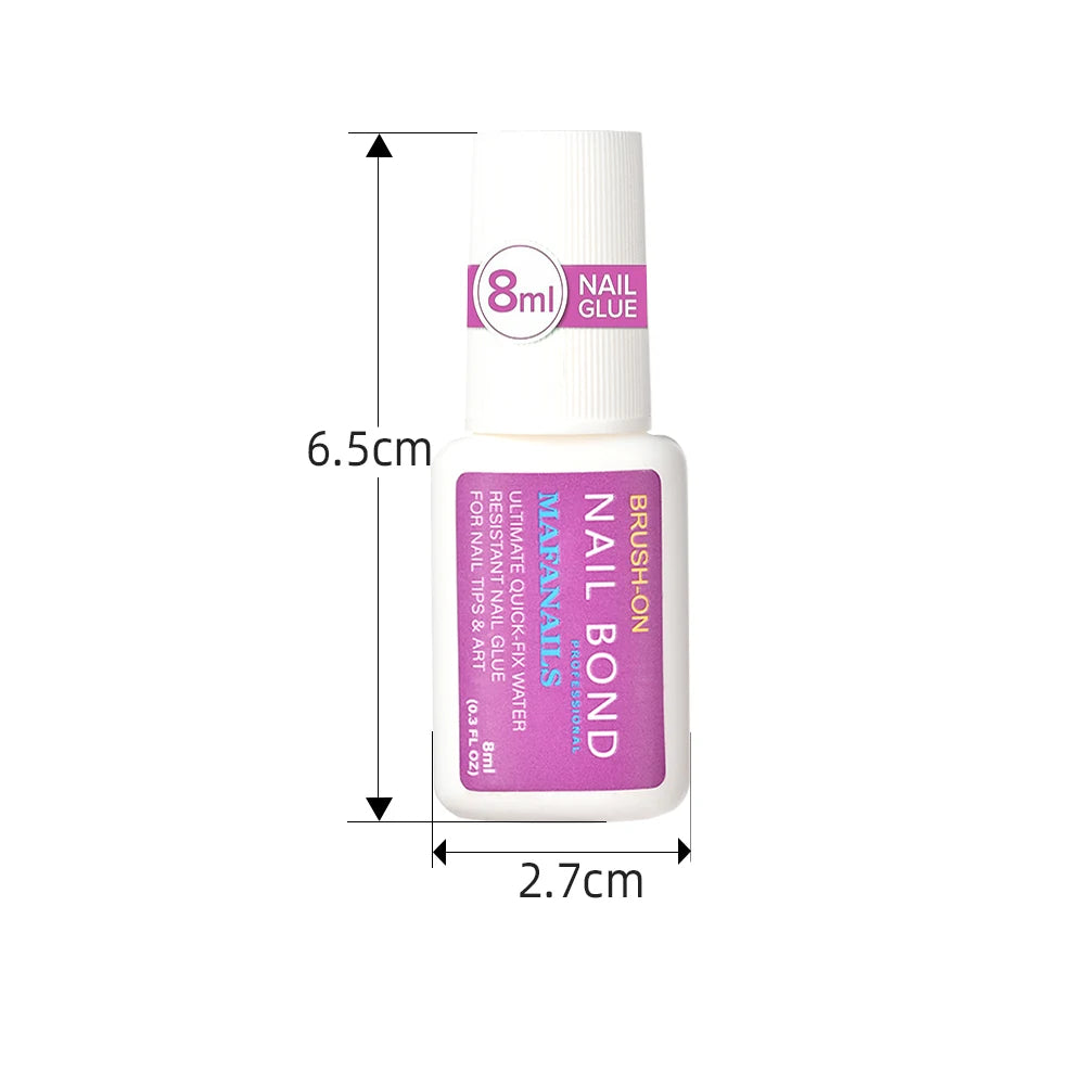 8ml Fast Dry Nail Glue with Brush غراء أظافر سريع الجفاف مع فرشاة – 8 مل