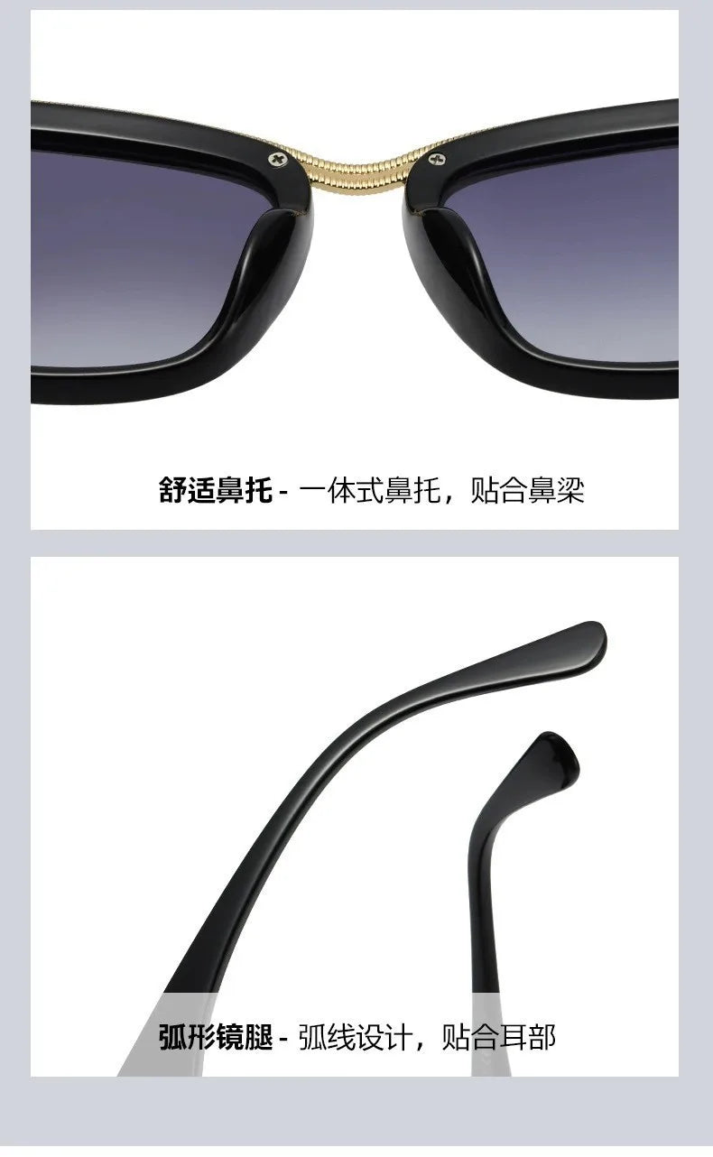 Large Frame Retro Women’s Sunglasses – European & American Style