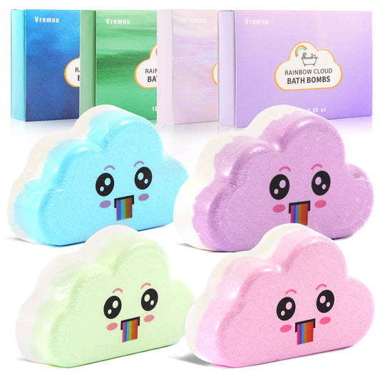 Rainbow Bath Bombs Gift Set for Kids