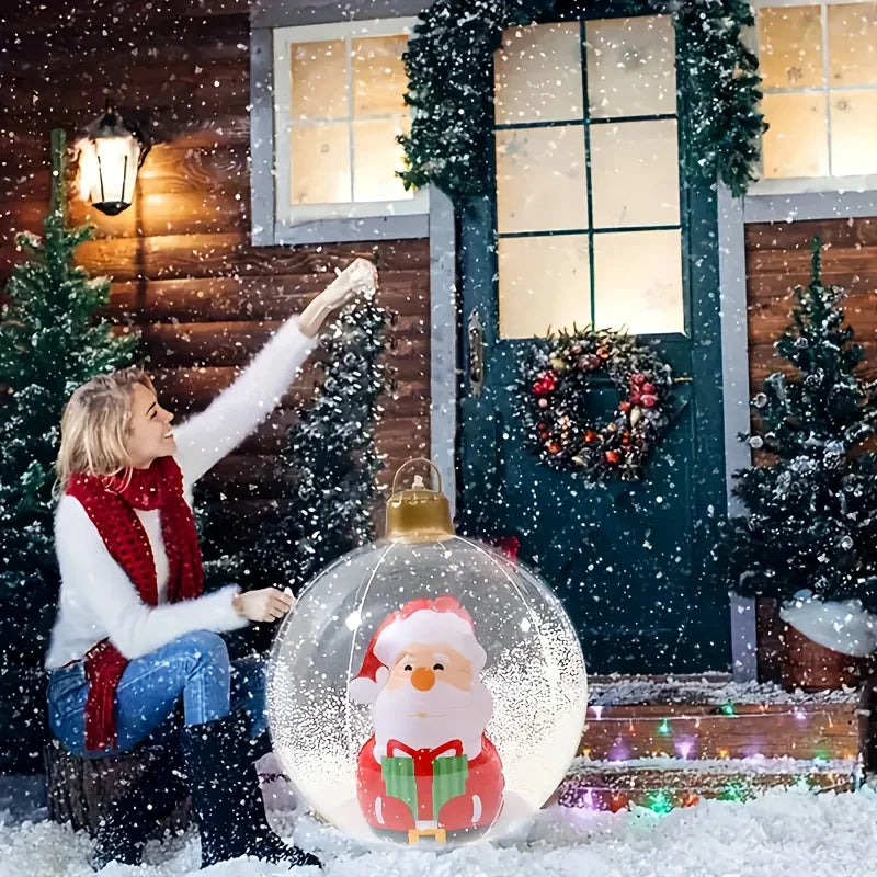 1PC Inflatable Christmas Decorations, Outdoor Inflatable Ornaments for Christmas, Suitable for Christmas, Halloween, Easter