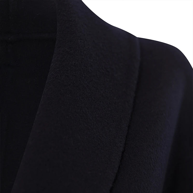 Faux Fur Cuff Patchwork Jacket – Slim Casual Winter Coat