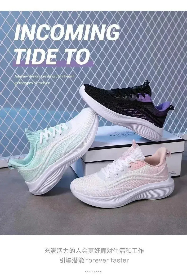 2024 Women’s Fashion Sneakers – Breathable Anti-Slip Running & Hiking Shoes | حذاء رياضي نسائي 2024 – شباشب تنفس مريحة مانعة للانزلاق للجري والمشي