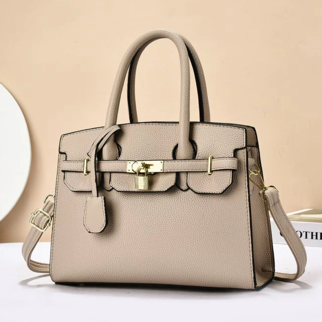 New Style Simple Litchi Pattern Women’s Crossbody Bag