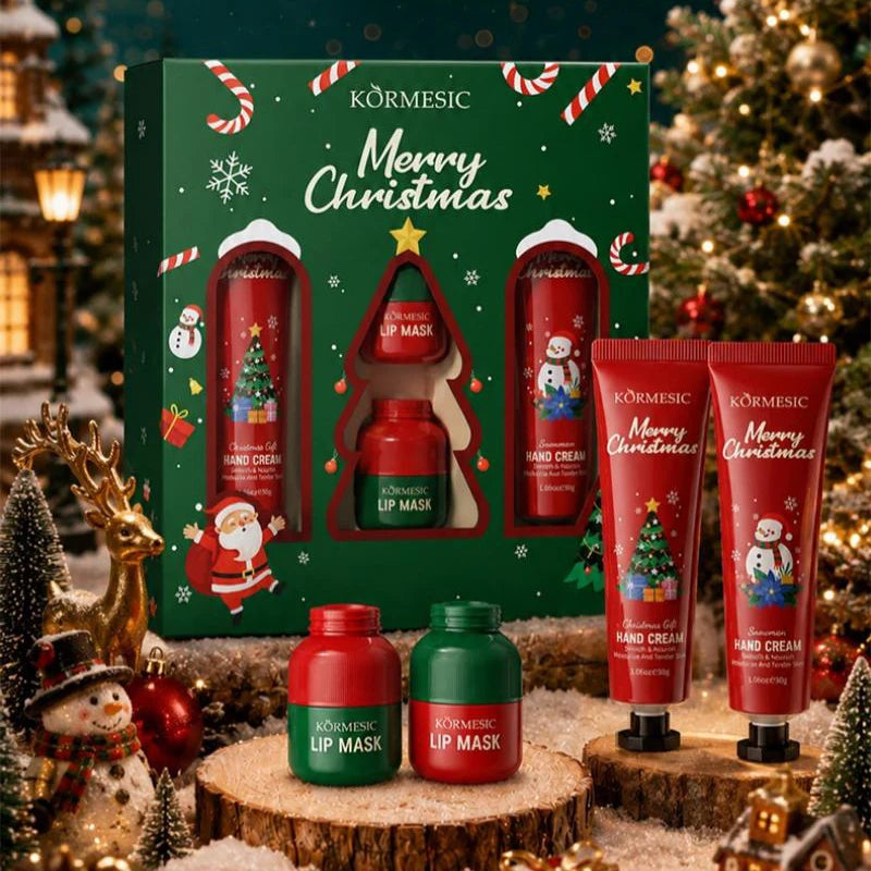 Vitamin E Avocado Moisturizing Hand Cream Christmas Hand Cream Sachet Set Hydrate Non‑greasy For Dry Skin Holiday Gift